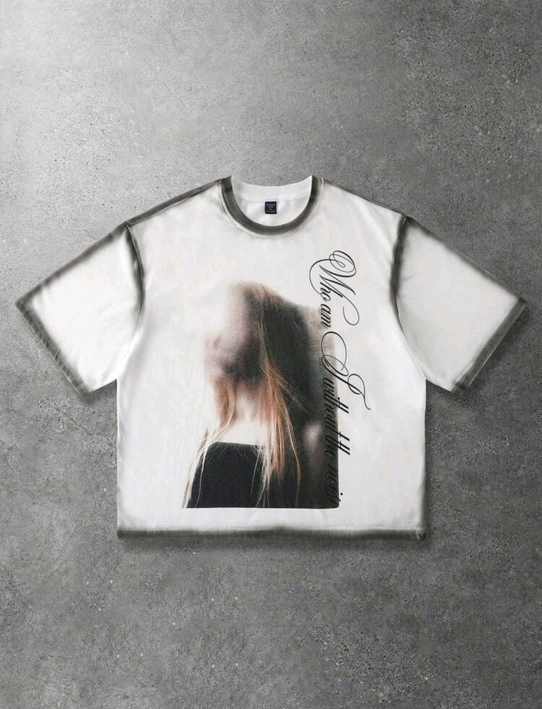 Street Life Men's Casual Short Sleeve Crew Neck T-Shirt with Abstract Letter and Figure Print